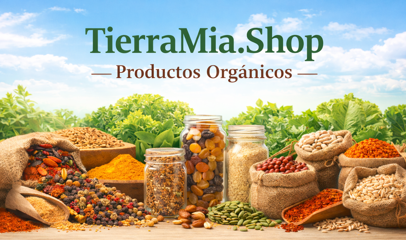 Cereales, semillas, frutos secos y especias naturales en tienda en línea TierraMia.shop con entrega en Guadalajara